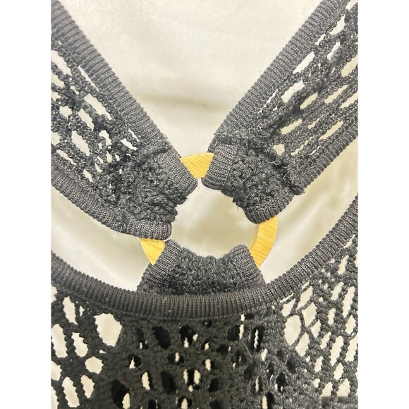 Perry MFG Womens M Crochet Black Swim Cover - Picture 6 of 8